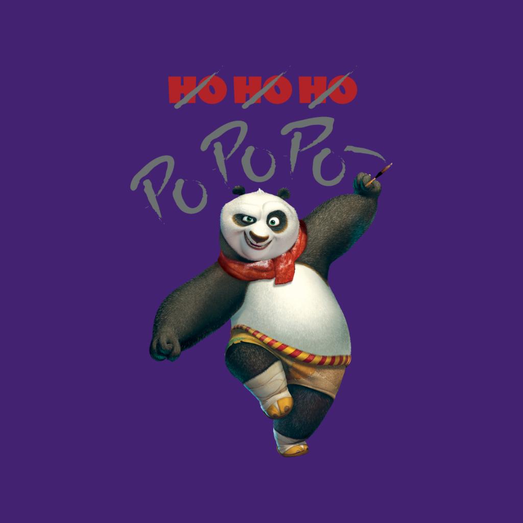 Kung Fu Panda Christmas Ho Ho Ho Po Po Po Women's T-Shirt-ALL + EVERY