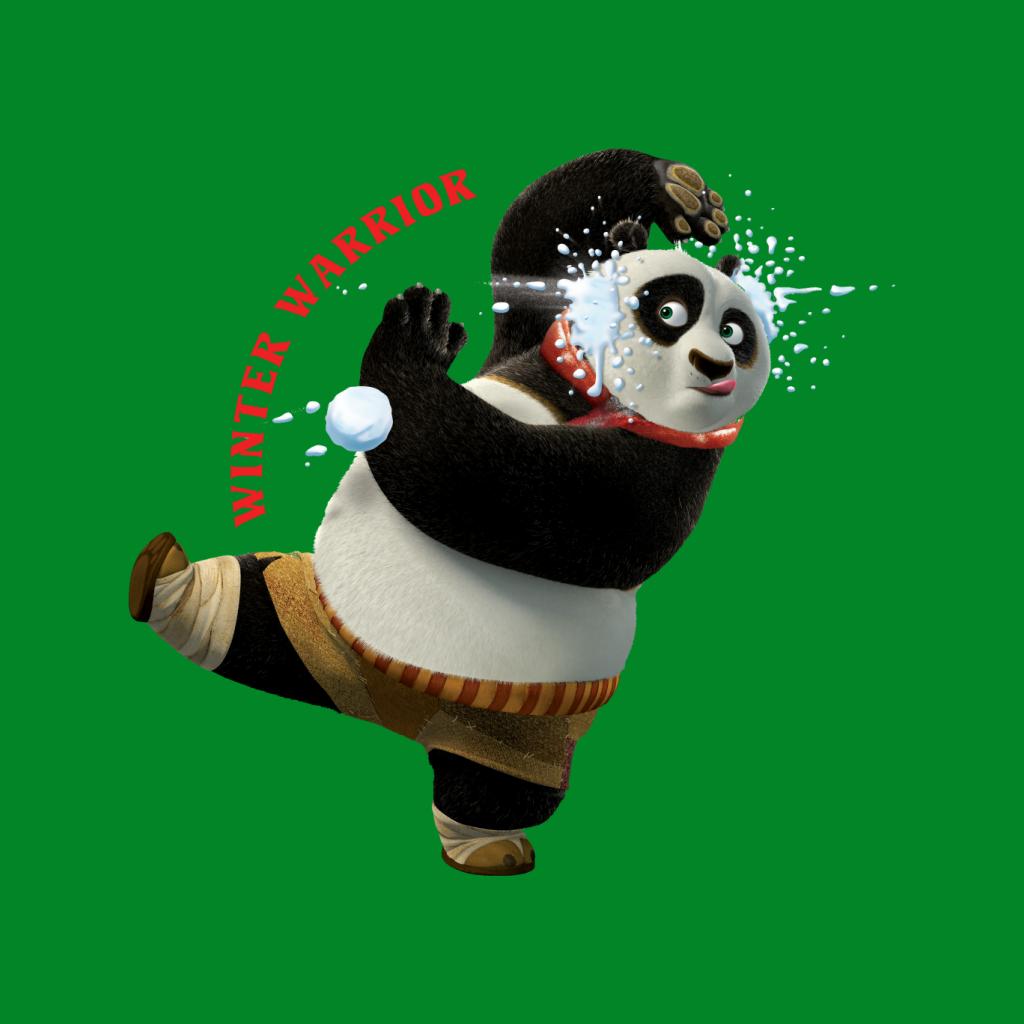 Kung Fu Panda Christmas Winter Warrior Kid's T-Shirt-ALL + EVERY