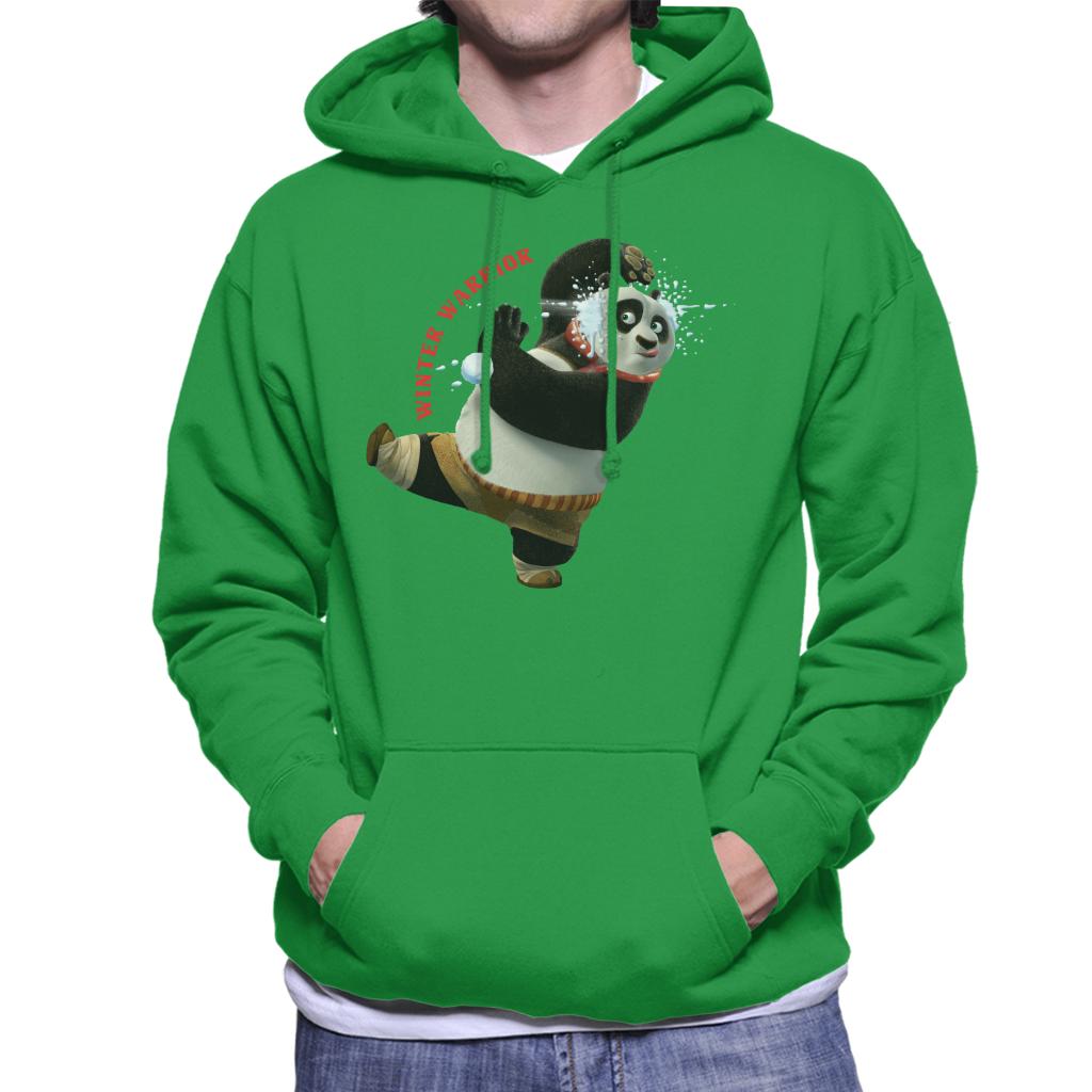 Kung Fu Panda Christmas Winter Warrior Men's Hooded Sweatshirt-ALL + EVERY