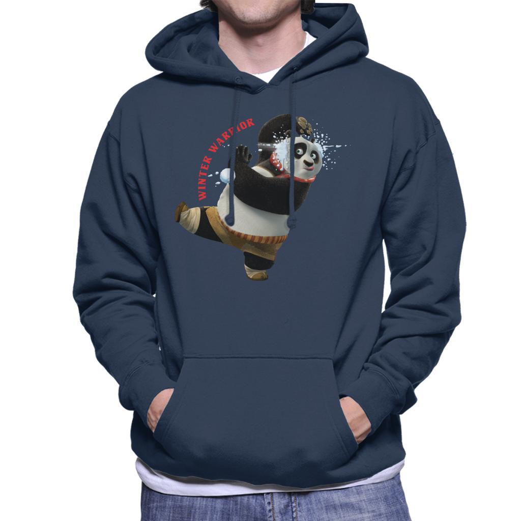 Kung Fu Panda Christmas Winter Warrior Men's Hooded Sweatshirt-ALL + EVERY