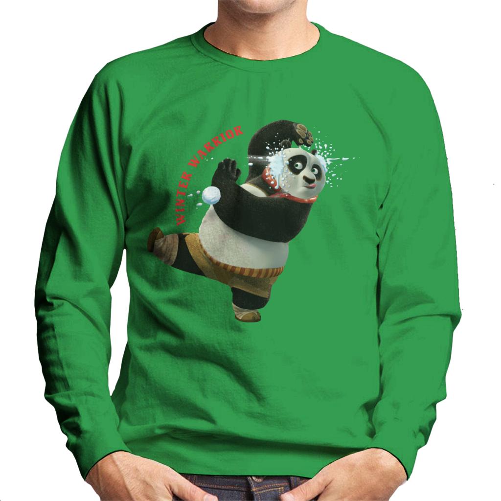 Kung Fu Panda Christmas Winter Warrior Men's Sweatshirt-ALL + EVERY