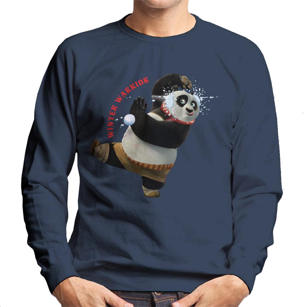 Kung Fu Panda Christmas Winter Warrior Men's Sweatshirt-ALL + EVERY