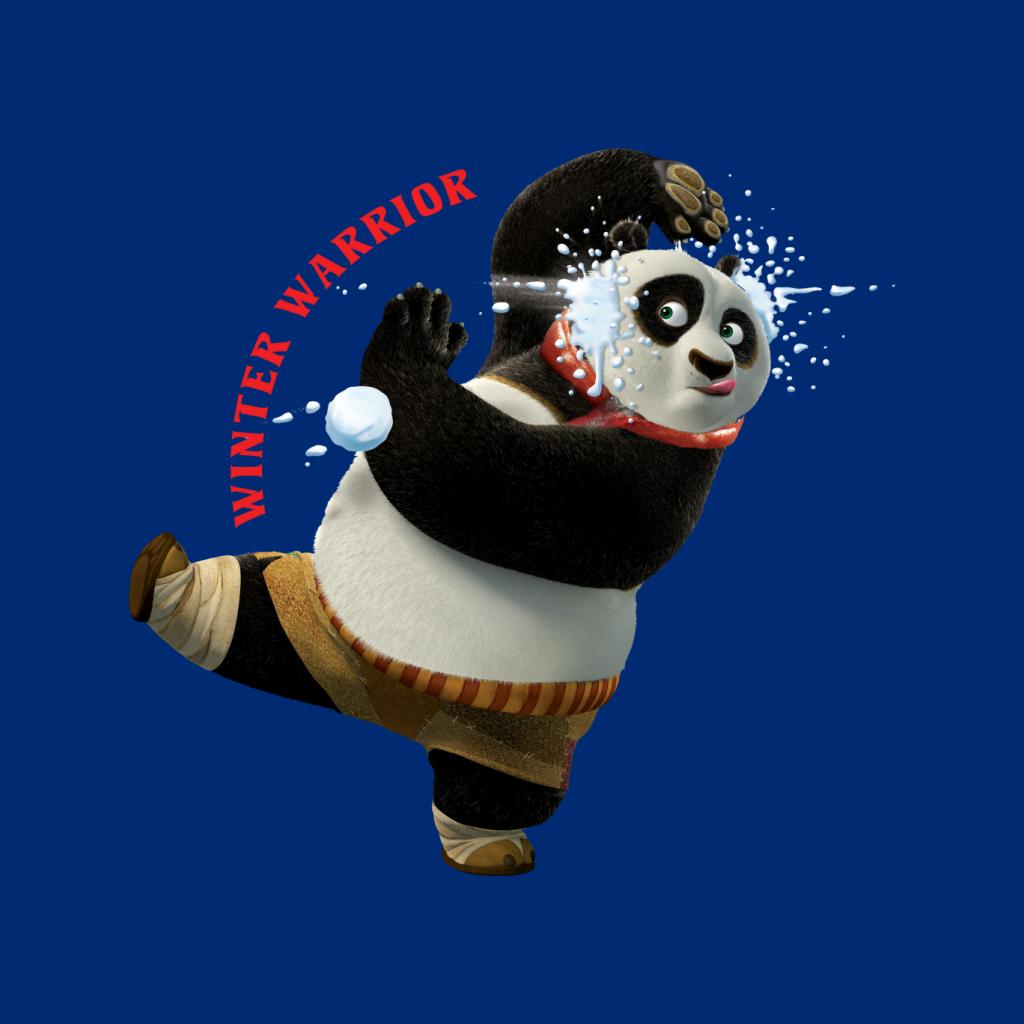 Kung Fu Panda Christmas Winter Warrior Kid's T-Shirt-ALL + EVERY