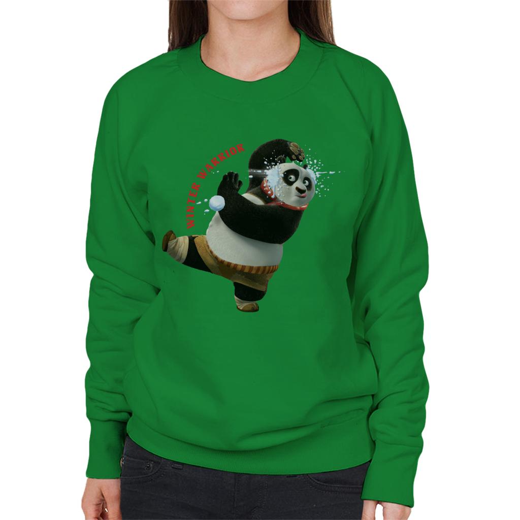 Kung Fu Panda Christmas Winter Warrior Women's Sweatshirt-ALL + EVERY