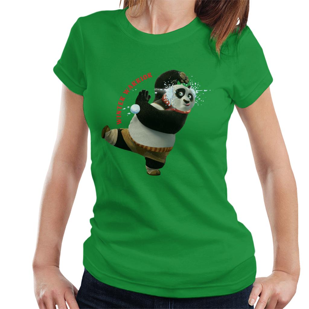 Kung Fu Panda Christmas Winter Warrior Women's T-Shirt-ALL + EVERY