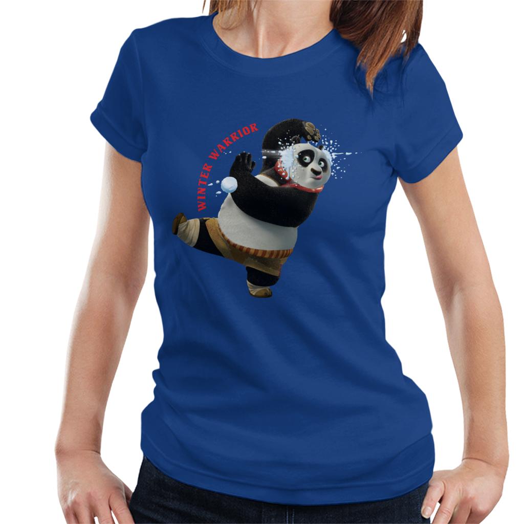 Kung Fu Panda Christmas Winter Warrior Women's T-Shirt-ALL + EVERY