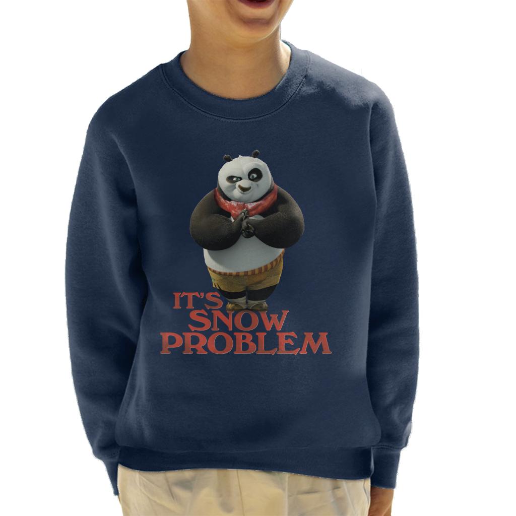 Kung Fu Panda Christmas It's Snow Problem Kid's Sweatshirt-ALL + EVERY