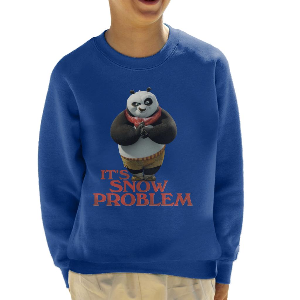 Kung Fu Panda Christmas It's Snow Problem Kid's Sweatshirt-ALL + EVERY