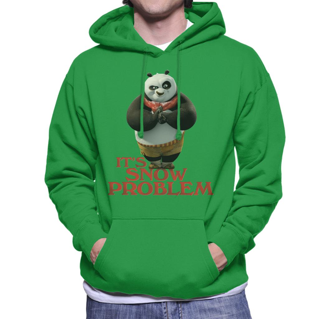 Kung Fu Panda Christmas It's Snow Problem Men's Hooded Sweatshirt-ALL + EVERY