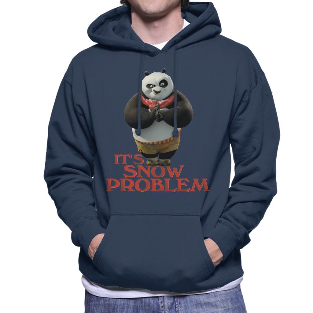 Kung Fu Panda Christmas It's Snow Problem Men's Hooded Sweatshirt-ALL + EVERY