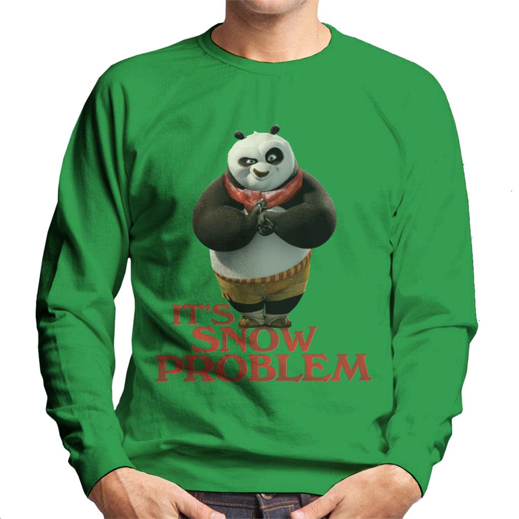 Kung Fu Panda Christmas It's Snow Problem Men's Sweatshirt-ALL + EVERY