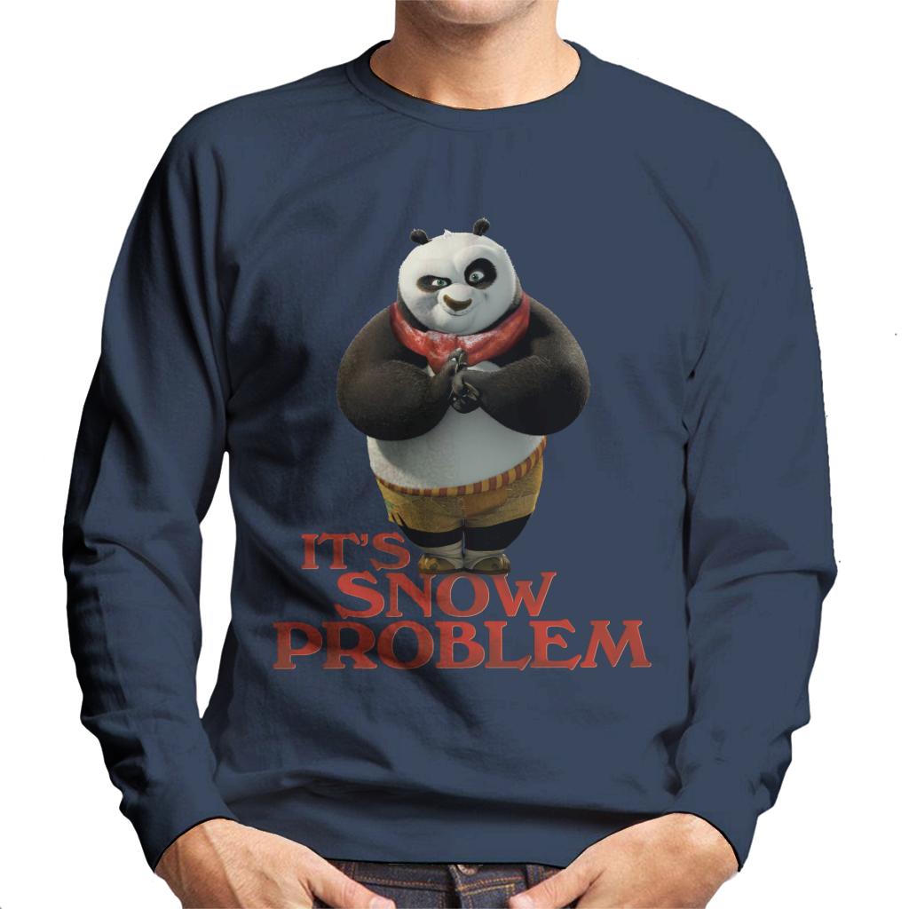 Kung Fu Panda Christmas It's Snow Problem Men's Sweatshirt-ALL + EVERY