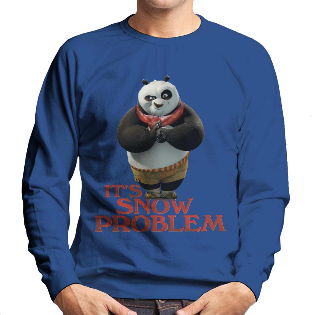 Kung Fu Panda Christmas It's Snow Problem Men's Sweatshirt-ALL + EVERY