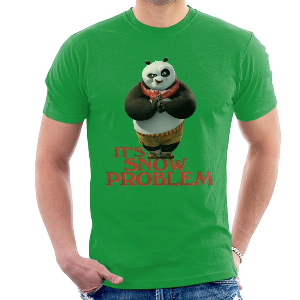 Kung Fu Panda Christmas It's Snow Problem Men's T-Shirt-ALL + EVERY