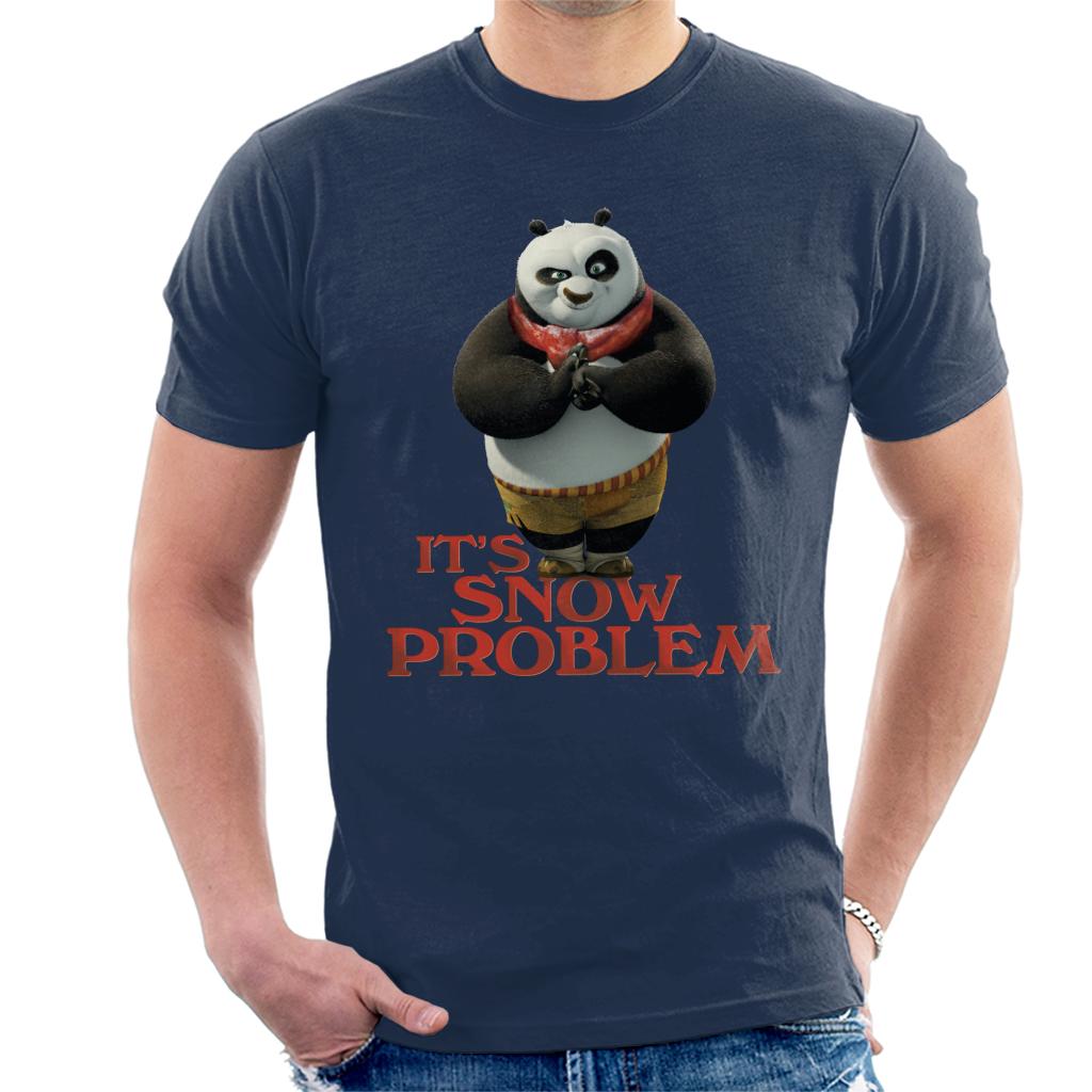 Kung Fu Panda Christmas It's Snow Problem Men's T-Shirt-ALL + EVERY