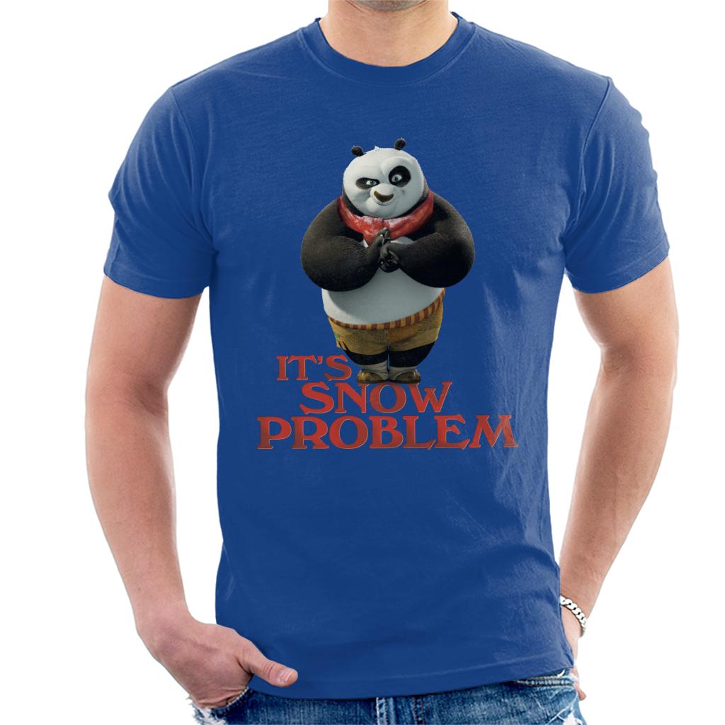 Kung Fu Panda Christmas It's Snow Problem Men's T-Shirt-ALL + EVERY