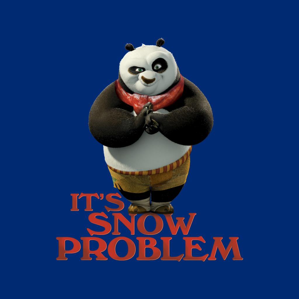 Kung Fu Panda Christmas It's Snow Problem Men's T-Shirt-ALL + EVERY