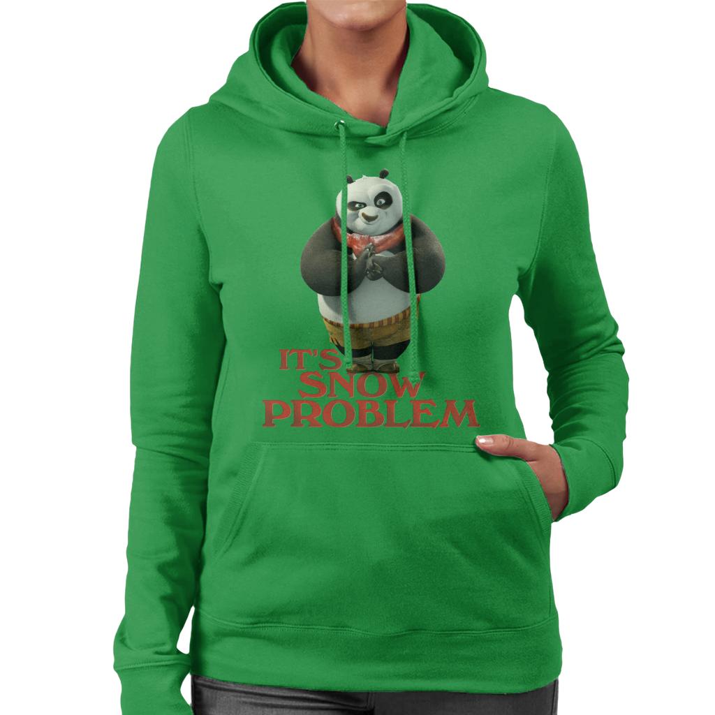 Kung Fu Panda Christmas It's Snow Problem Women's Hooded Sweatshirt-ALL + EVERY