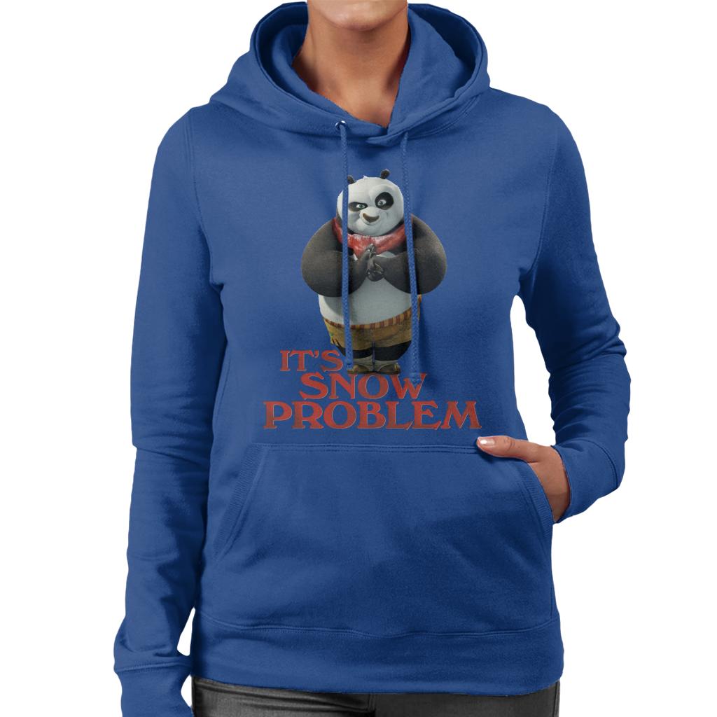 Kung Fu Panda Christmas It's Snow Problem Women's Hooded Sweatshirt-ALL + EVERY