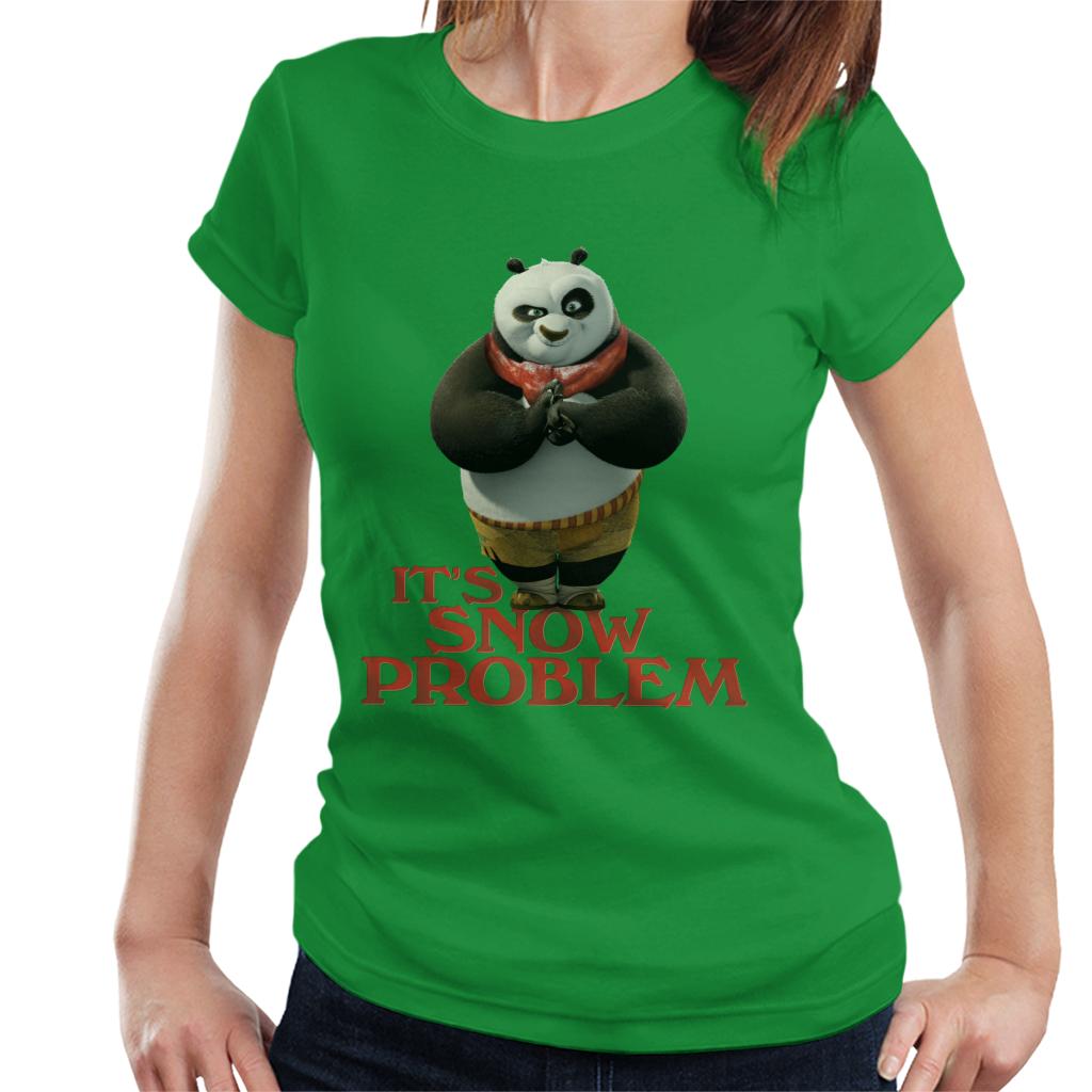 Kung Fu Panda Christmas It's Snow Problem Women's T-Shirt-ALL + EVERY