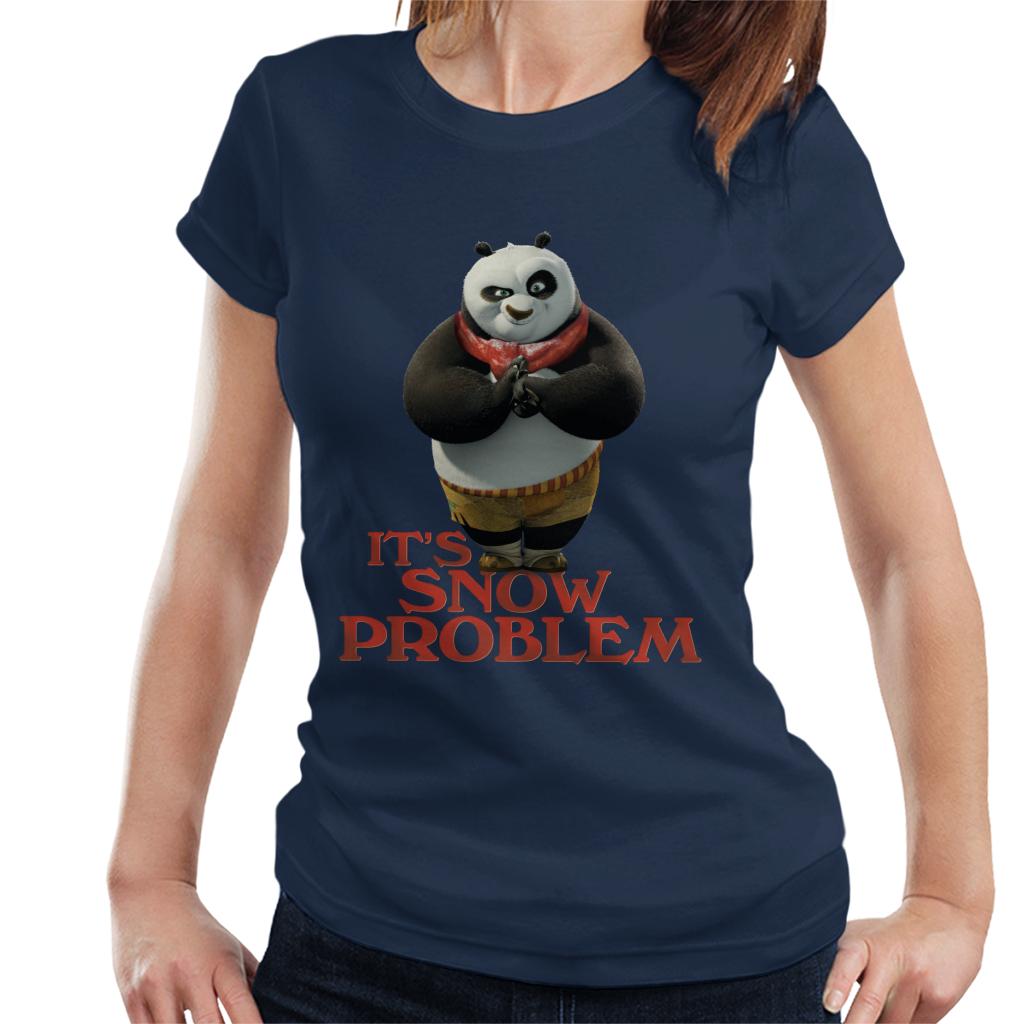 Kung Fu Panda Christmas It's Snow Problem Women's T-Shirt-ALL + EVERY