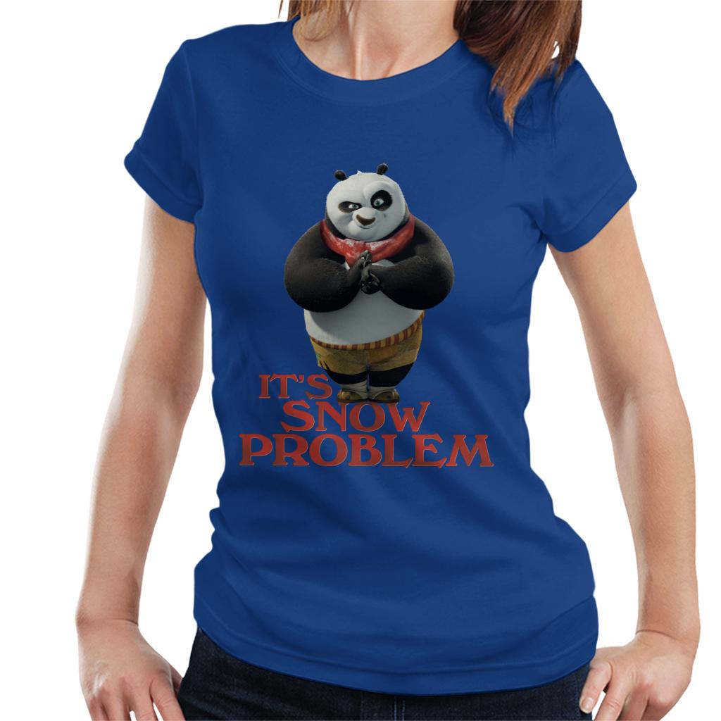 Kung Fu Panda Christmas It's Snow Problem Women's T-Shirt-ALL + EVERY