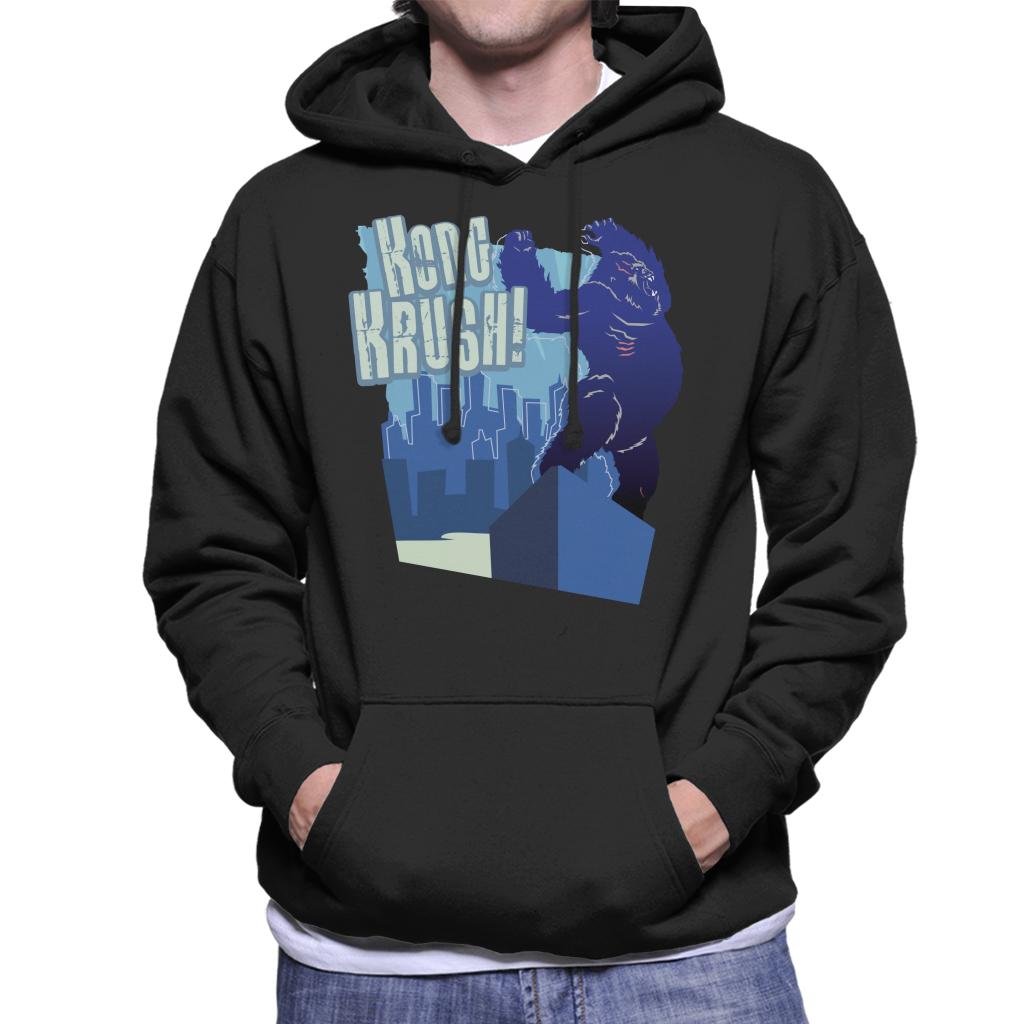 King Kong Krush Men's Hooded Sweatshirt-ALL + EVERY