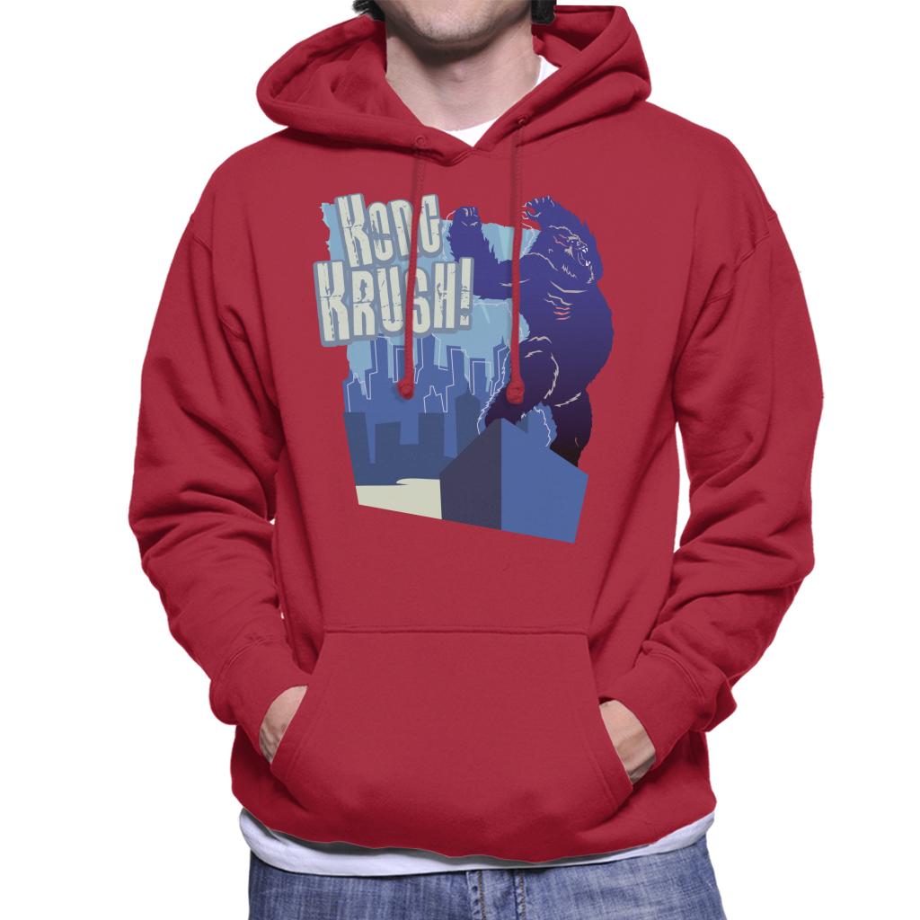 King Kong Krush Men's Hooded Sweatshirt-ALL + EVERY