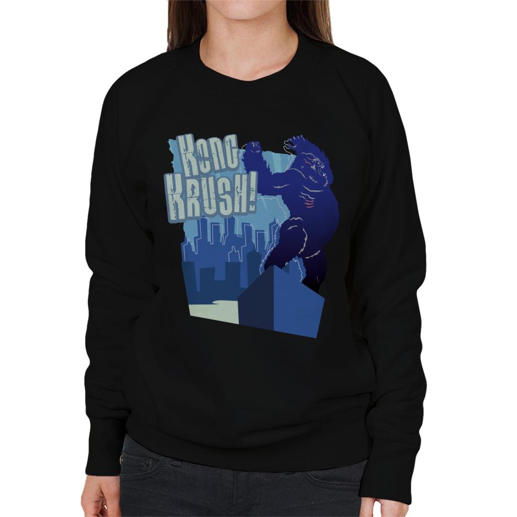 King Kong Krush Women's Sweatshirt-ALL + EVERY