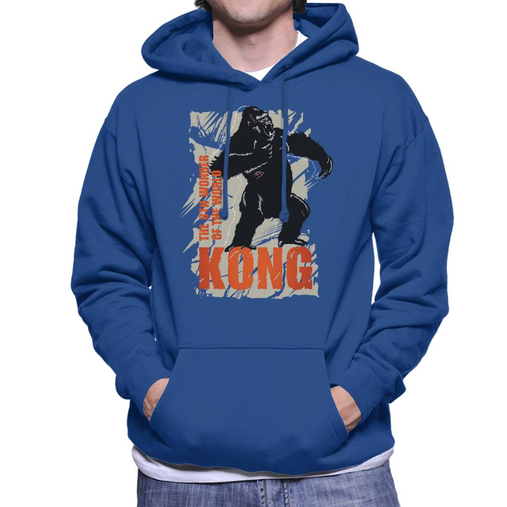 King Kong Roaring The 8th Wonder Of The World Men's Hooded Sweatshirt-ALL + EVERY