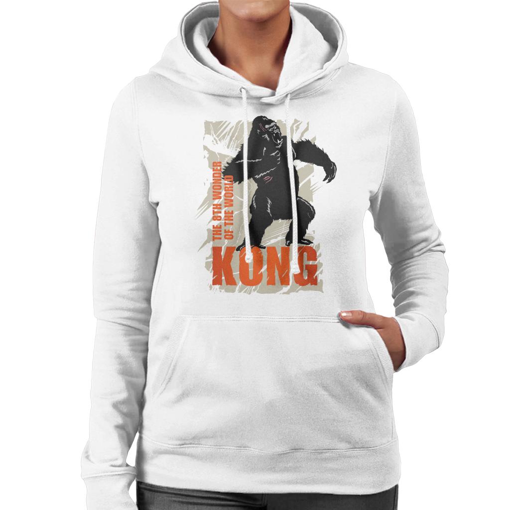 King Kong Roaring The 8th Wonder Of The World Women's Hooded Sweatshirt-ALL + EVERY