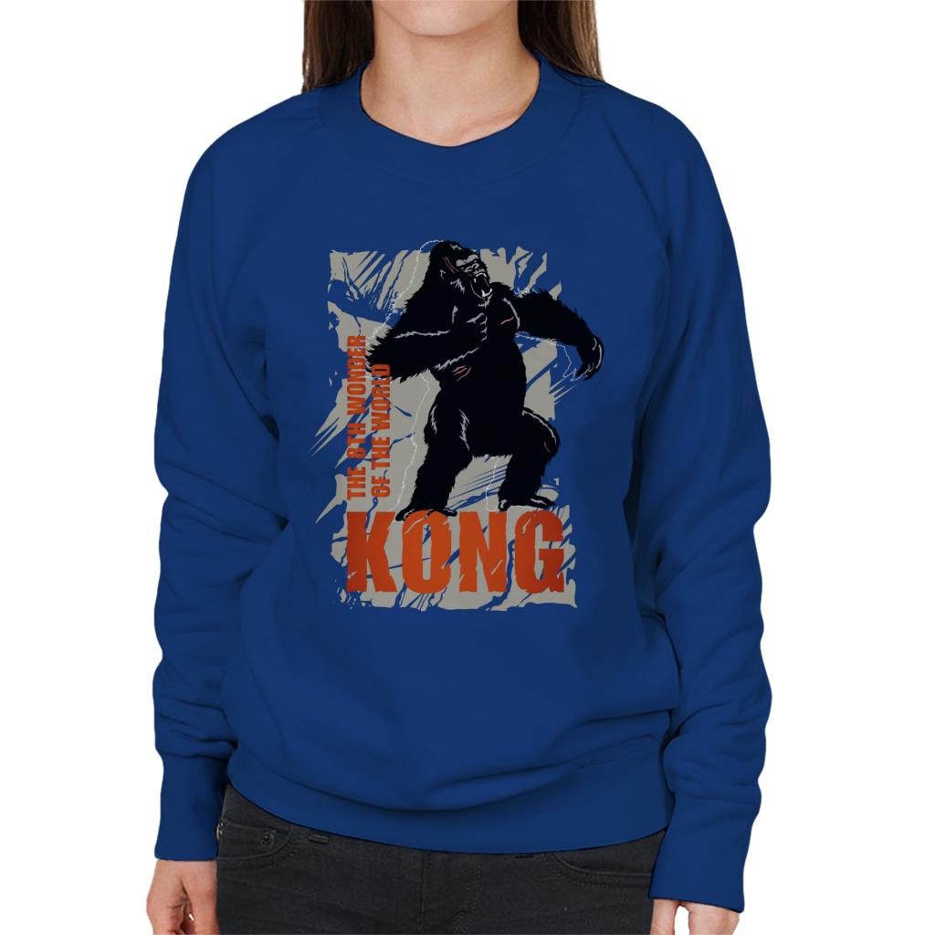 King Kong Roaring The 8th Wonder Of The World Women's Sweatshirt-ALL + EVERY