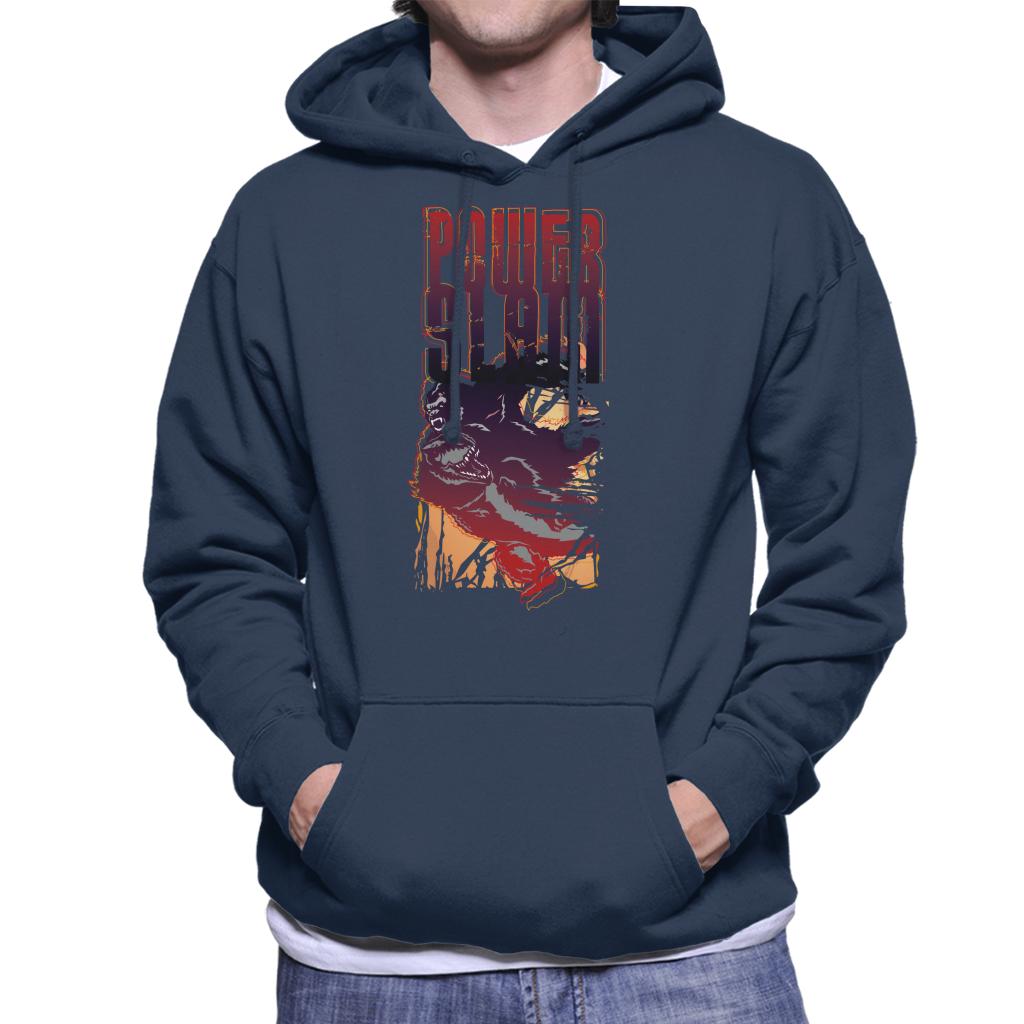 King Kong Vs T Rex Power Slam Men's Hooded Sweatshirt-ALL + EVERY