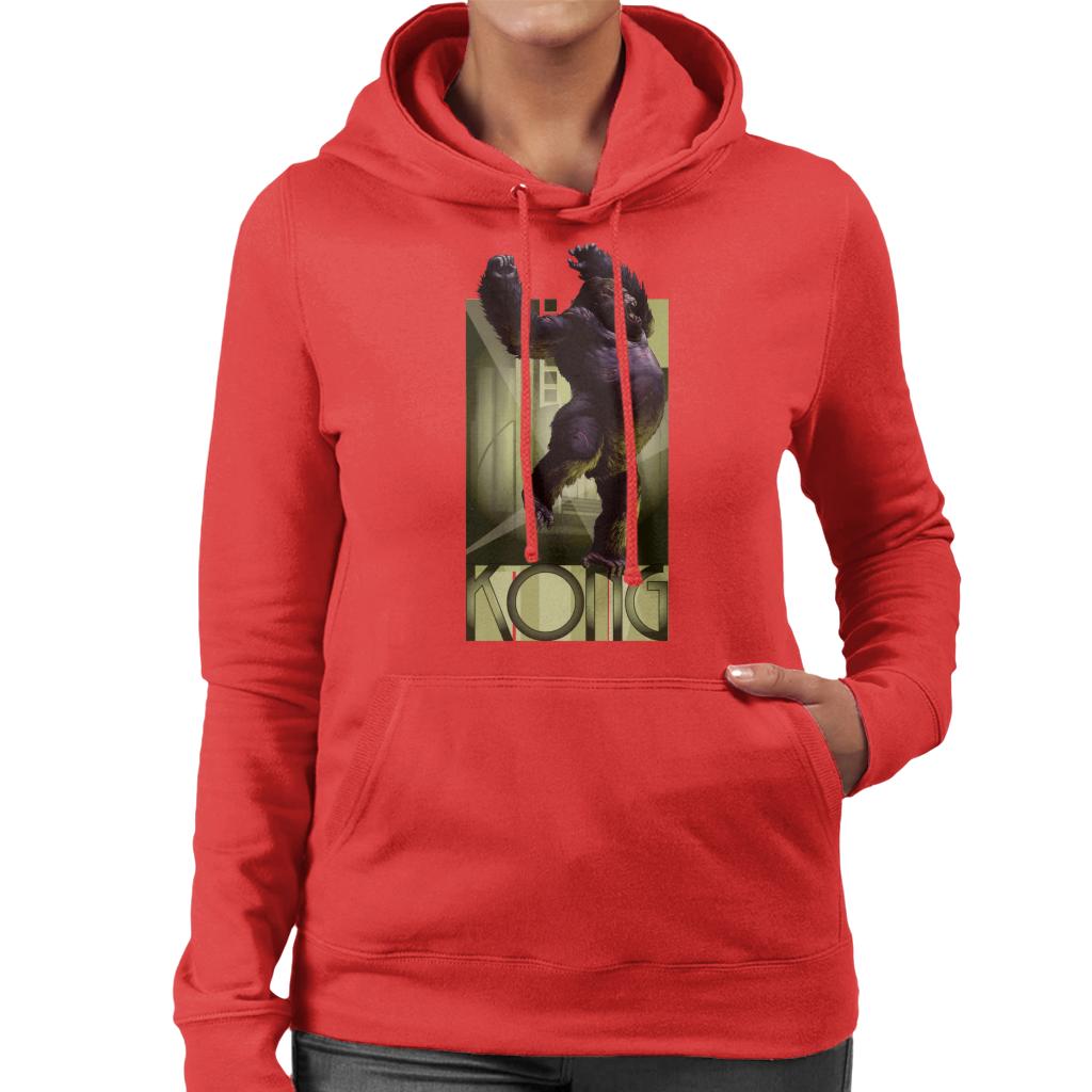 King Kong Balancing Women's Hooded Sweatshirt-ALL + EVERY