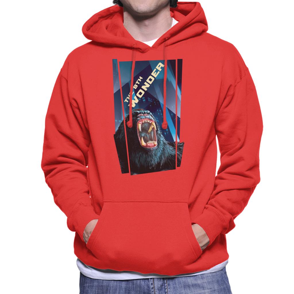 King Kong The 8th Wonder Roaring Rage In The City Men's Hooded Sweatshirt-ALL + EVERY