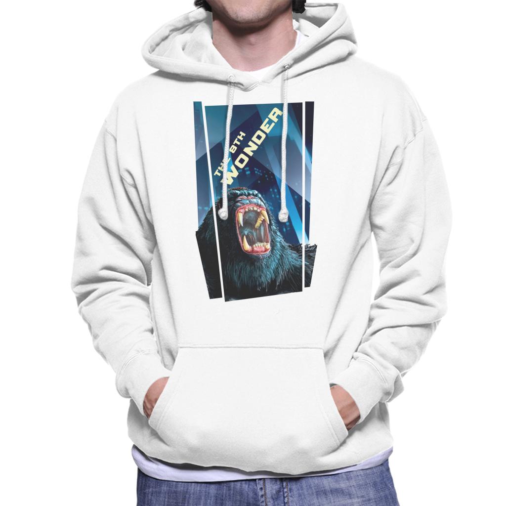 King Kong The 8th Wonder Roaring Rage In The City Men's Hooded Sweatshirt-ALL + EVERY