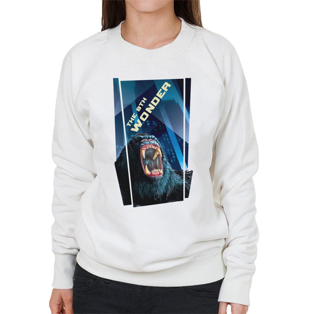 King Kong The 8th Wonder Roaring Rage In The City Women's Sweatshirt-ALL + EVERY