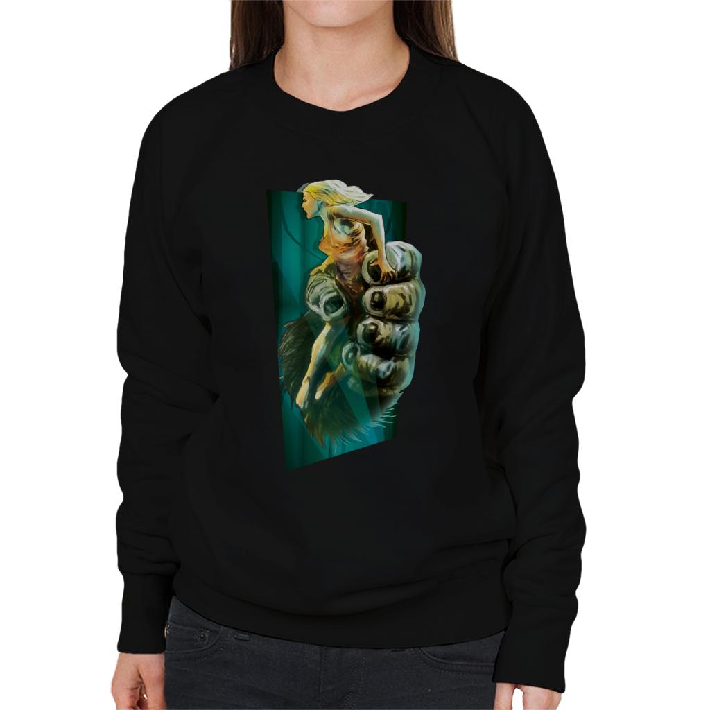 King Kong Holding Ann Darrow Women's Sweatshirt-ALL + EVERY