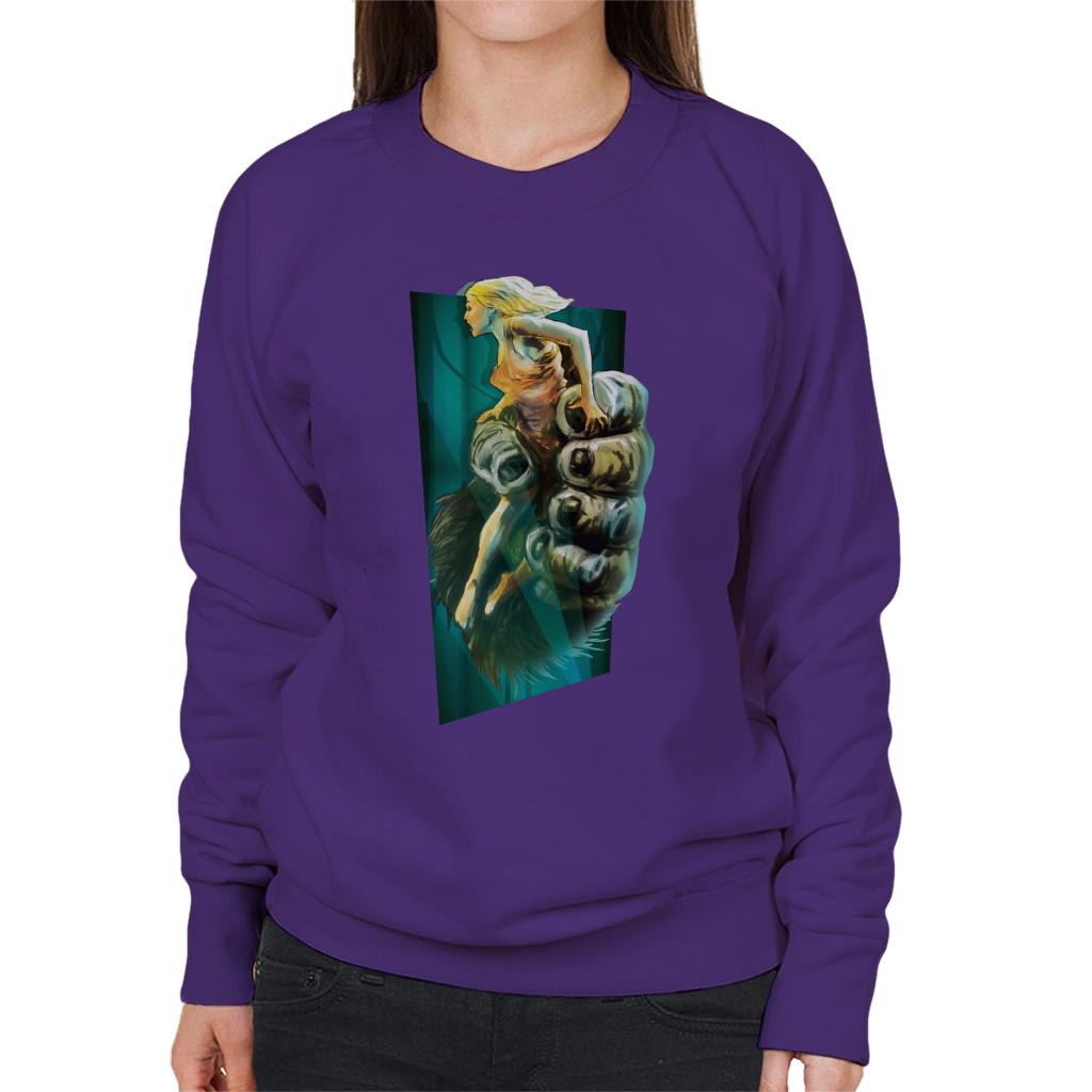 King Kong Holding Ann Darrow Women's Sweatshirt-ALL + EVERY