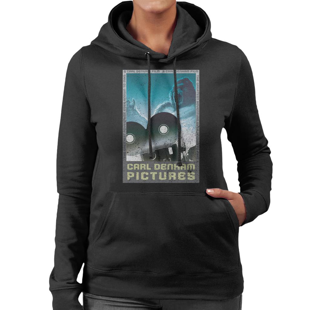 King Kong Carl Denham Pictures Women's Hooded Sweatshirt-ALL + EVERY