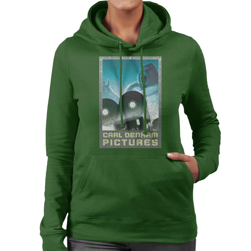 King Kong Carl Denham Pictures Women's Hooded Sweatshirt-ALL + EVERY