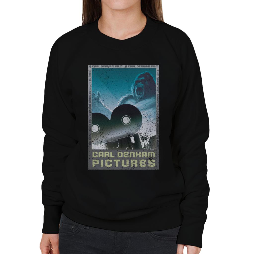 King Kong Carl Denham Pictures Women's Sweatshirt-ALL + EVERY