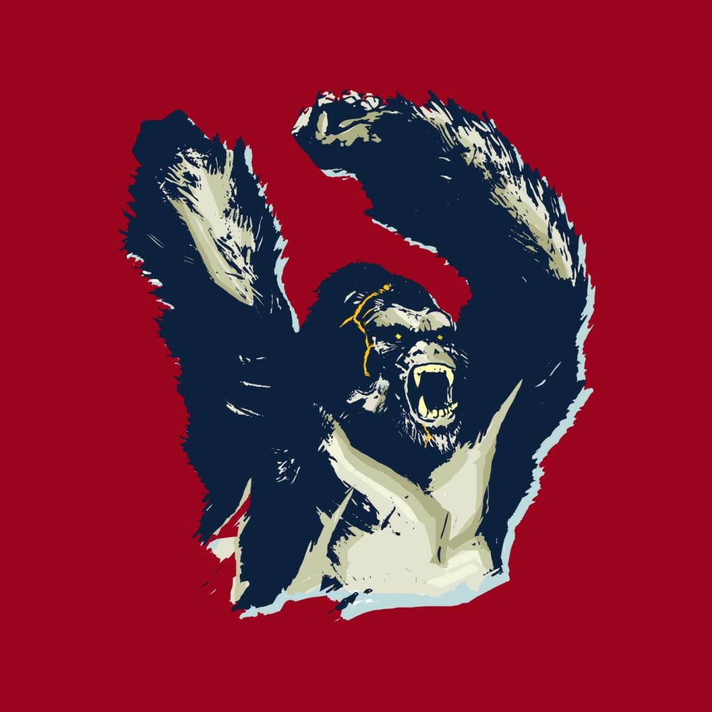 King Kong Arms Up Rage Men's T-Shirt-ALL + EVERY