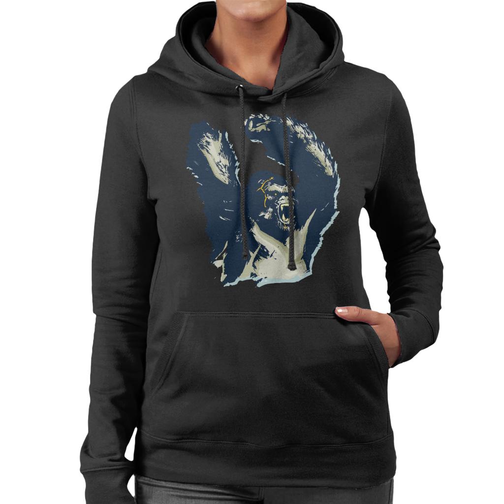 King Kong Arms Up Rage Women's Hooded Sweatshirt-ALL + EVERY