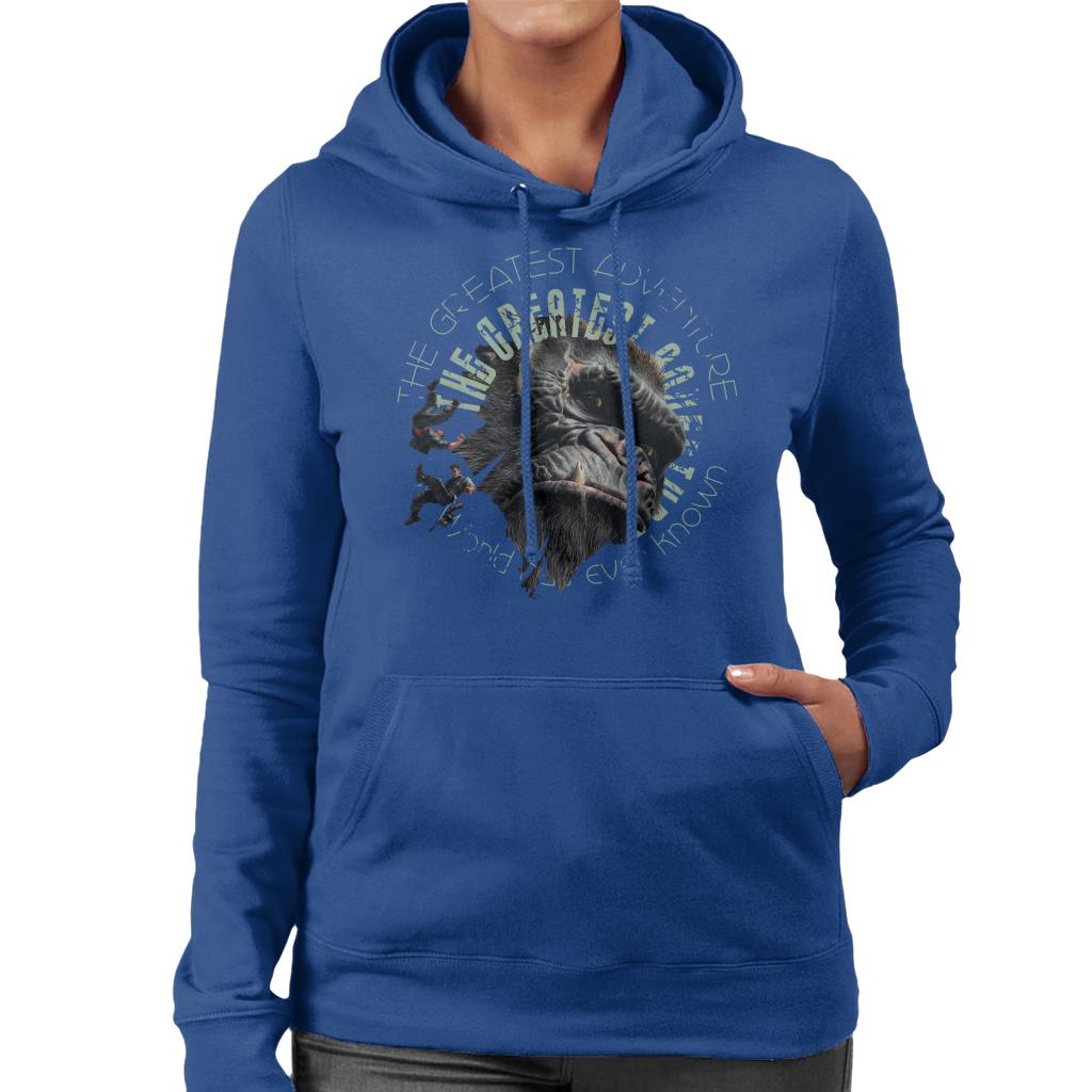 King Kong The Greatest Adventure Women's Hooded Sweatshirt-ALL + EVERY