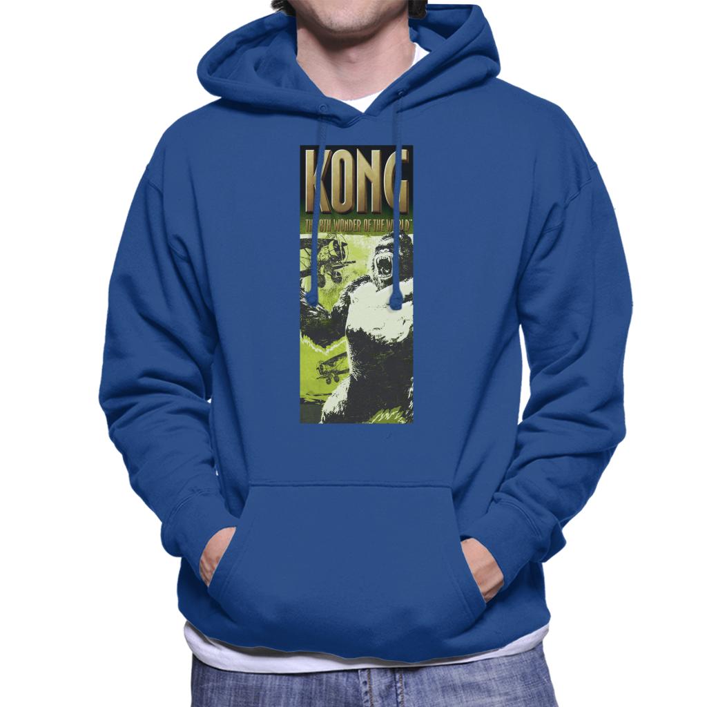 King Kong Being Swarmed By Biplanes The 8th Wonder Of The World Men's Hooded Sweatshirt-ALL + EVERY