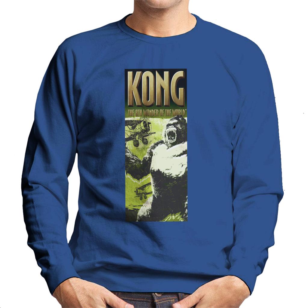 King Kong Being Swarmed By Biplanes The 8th Wonder Of The World Men's Sweatshirt-ALL + EVERY