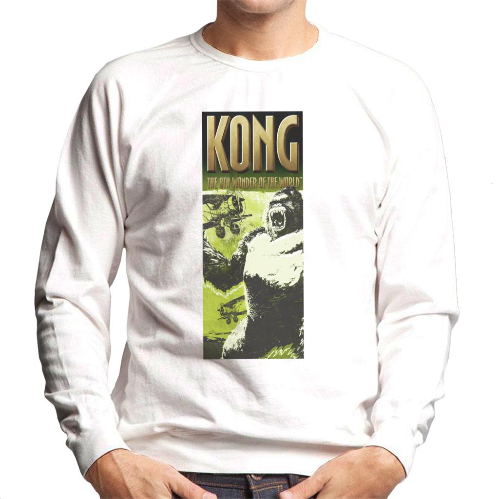 King Kong Being Swarmed By Biplanes The 8th Wonder Of The World Men's Sweatshirt-ALL + EVERY