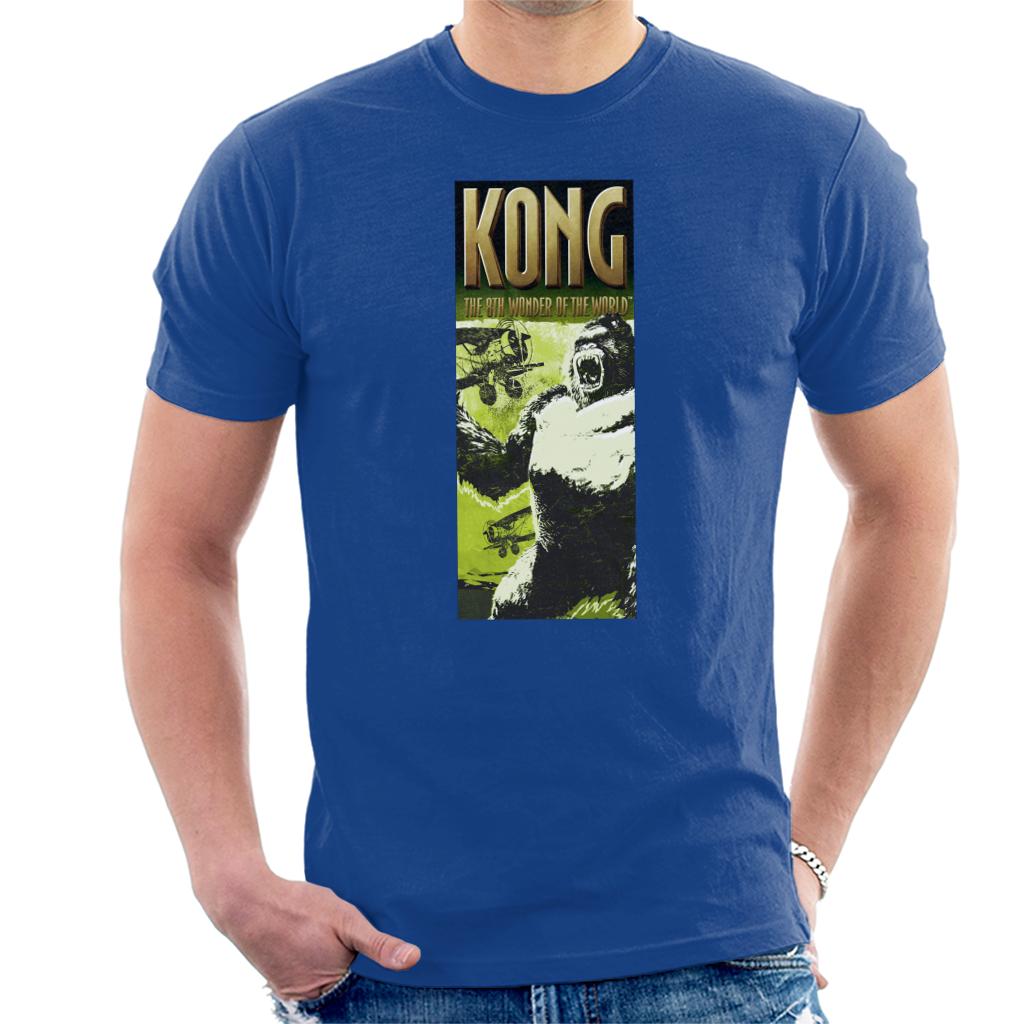 King Kong Being Swarmed By Biplanes The 8th Wonder Of The World Men's T-Shirt-ALL + EVERY