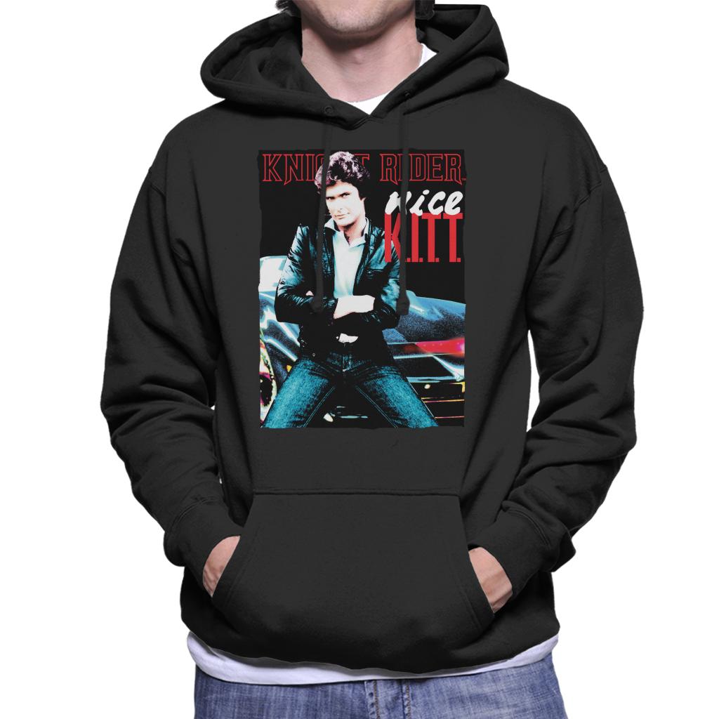 Knight Rider Nice KITT Men's Hooded Sweatshirt-ALL + EVERY